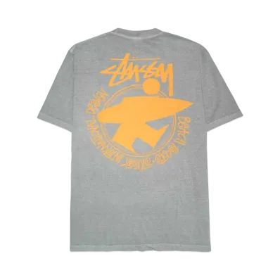 Stussy BEACH ROOTS PIGMENT DYED TEE "Grey"
