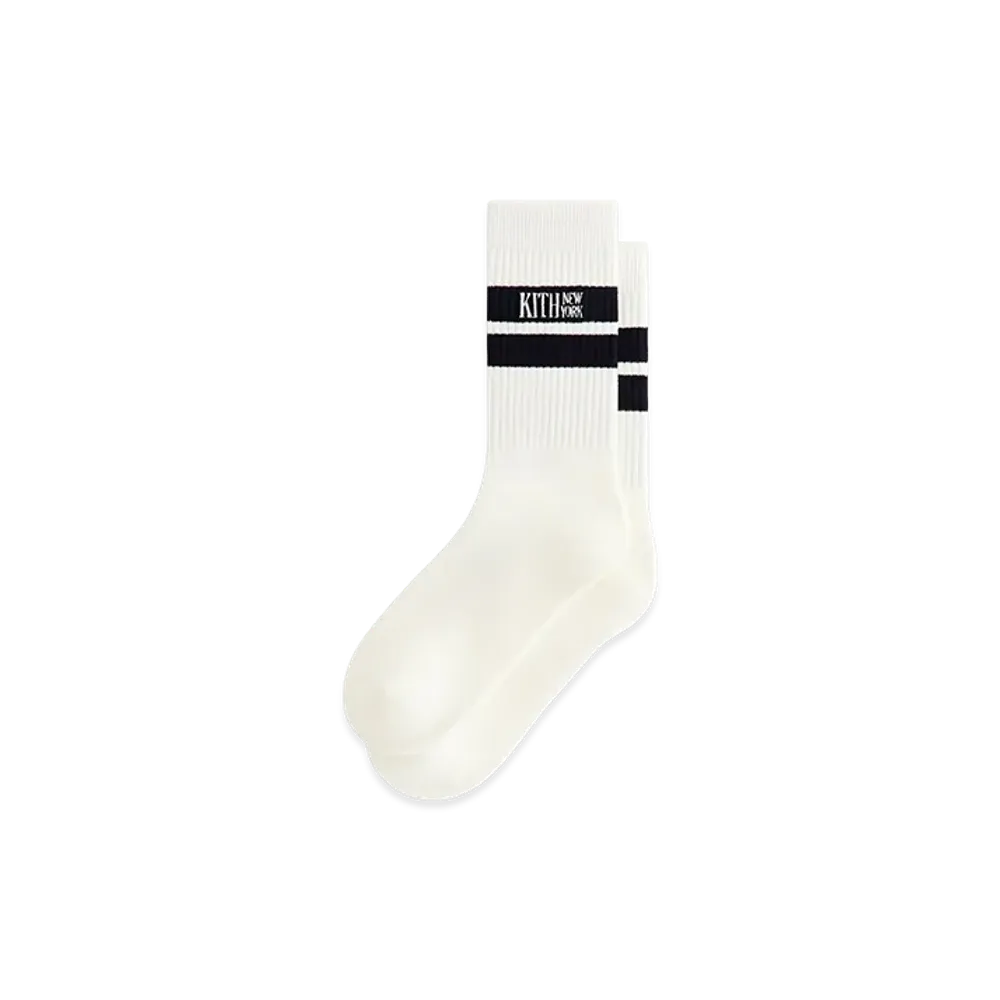 Kith Calf Stripe Socks "Silk"