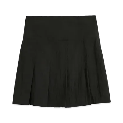 OUR LEGACY Women's Girdle Skirt "Soot Black Techflax"
