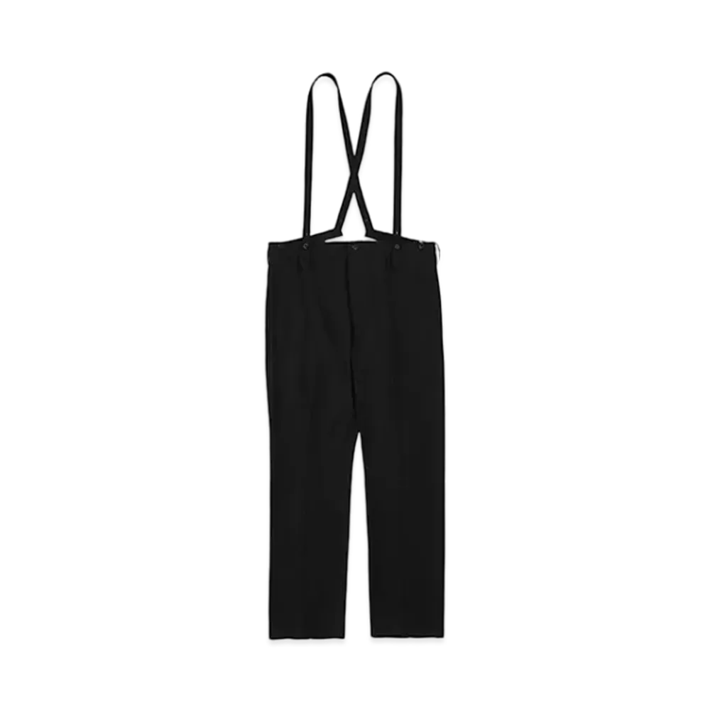visvim TRAVAILLER BRACES PANTS "Black"