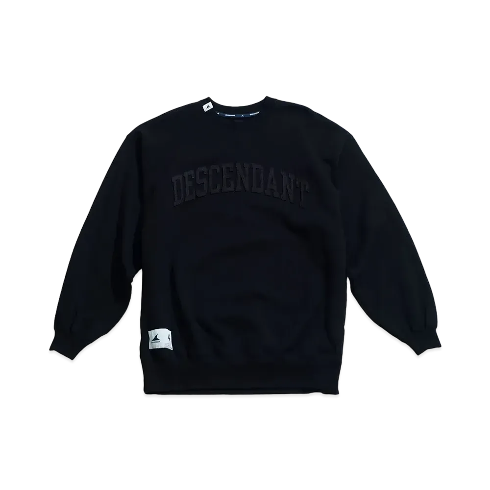 DESCENDANT for Ron Herman Black Collection Team Sweat Pullover "Black"