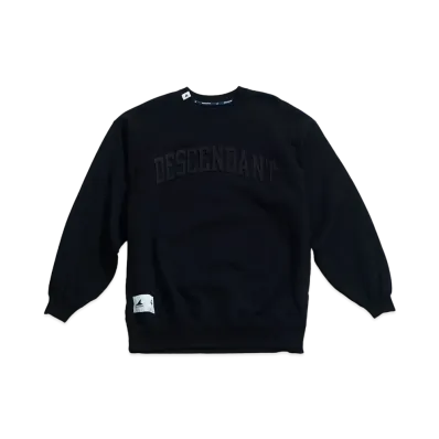 DESCENDANT for Ron Herman Black Collection Team Sweat Pullover "Black"