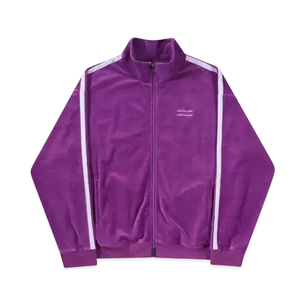 Unknown London Velour Track Jacket "Purple"