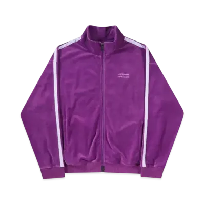 Unknown London Velour Track Jacket "Purple"