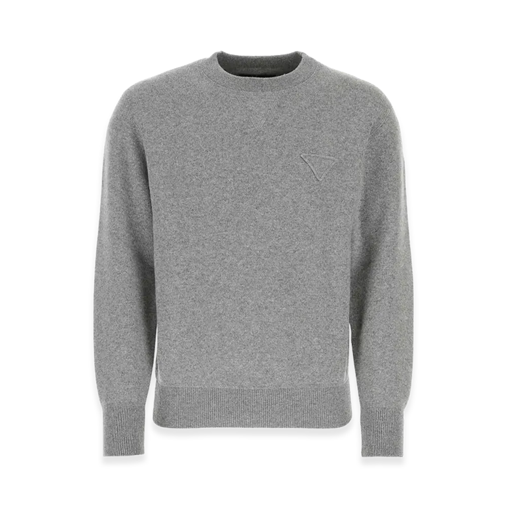 PRADA Stretch Cashmere Blend Sweater "Grey"