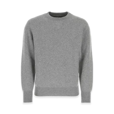 PRADA Stretch Cashmere Blend Sweater "Grey"