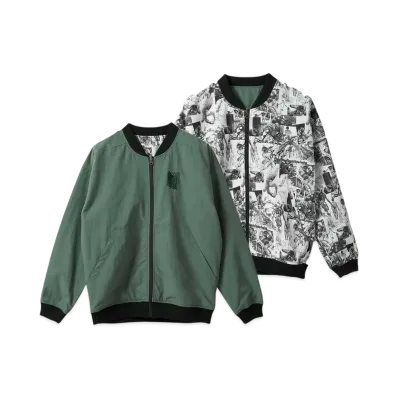 graniph x Attack On Titan Destroyer Reversible Blouson "Khaki"