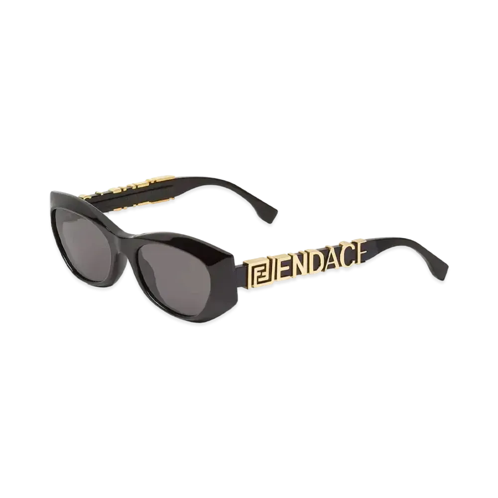 FENDI x Versace Fendace Logo Black Acetate Sunglasses "Black"