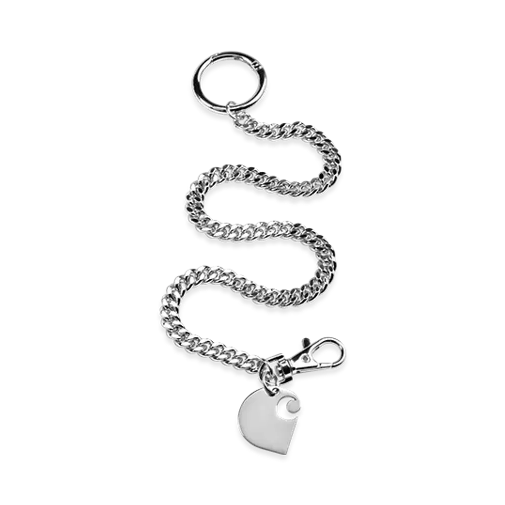 Carhartt WIP Cuban Link Keychain "Silver"