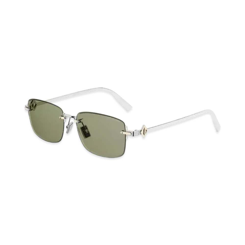 Dior CD Diamond S11F Rectangular Sunglasses "Khaki"