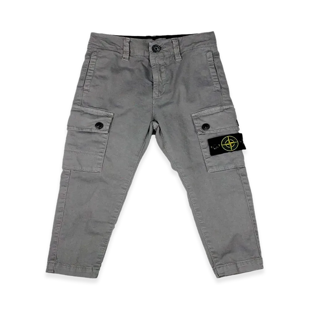 Stone Island Kids Trousers "Gray"