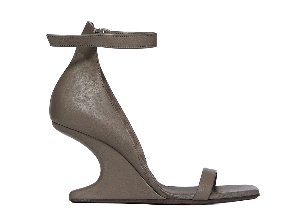 Rick Owens Women's Cantilever 8 Minimal Sandal "Dust"