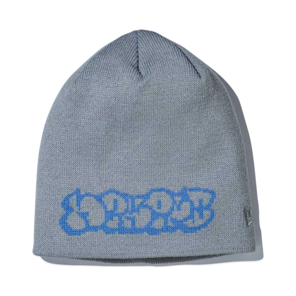 NEW ERA Basic Beanie Bubble Logo "Gray"