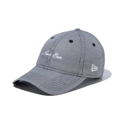 NEW ERA Women's Golf Houndstooth 9Twenty Long Visor "Black"