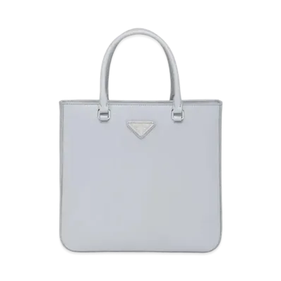 PRADA Brushed Leather Handbag "Blue"
