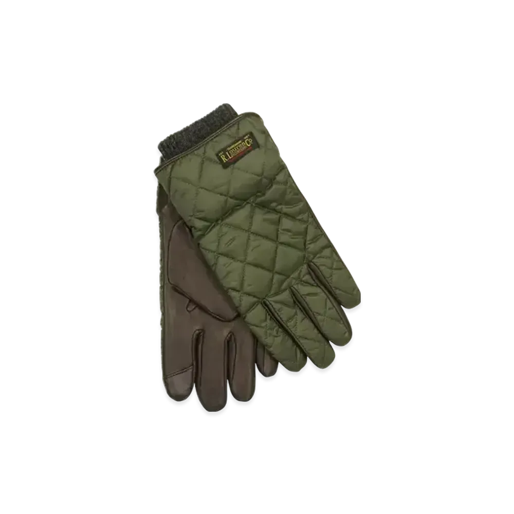 Polo Ralph Lauren Touch Quilted Field Glove With Label "Olive"