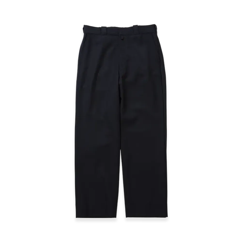 COMOLI Wool Serge Pants "Navy"