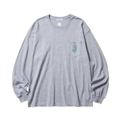 Liberaiders POCKET L/S TEE "GRAY"