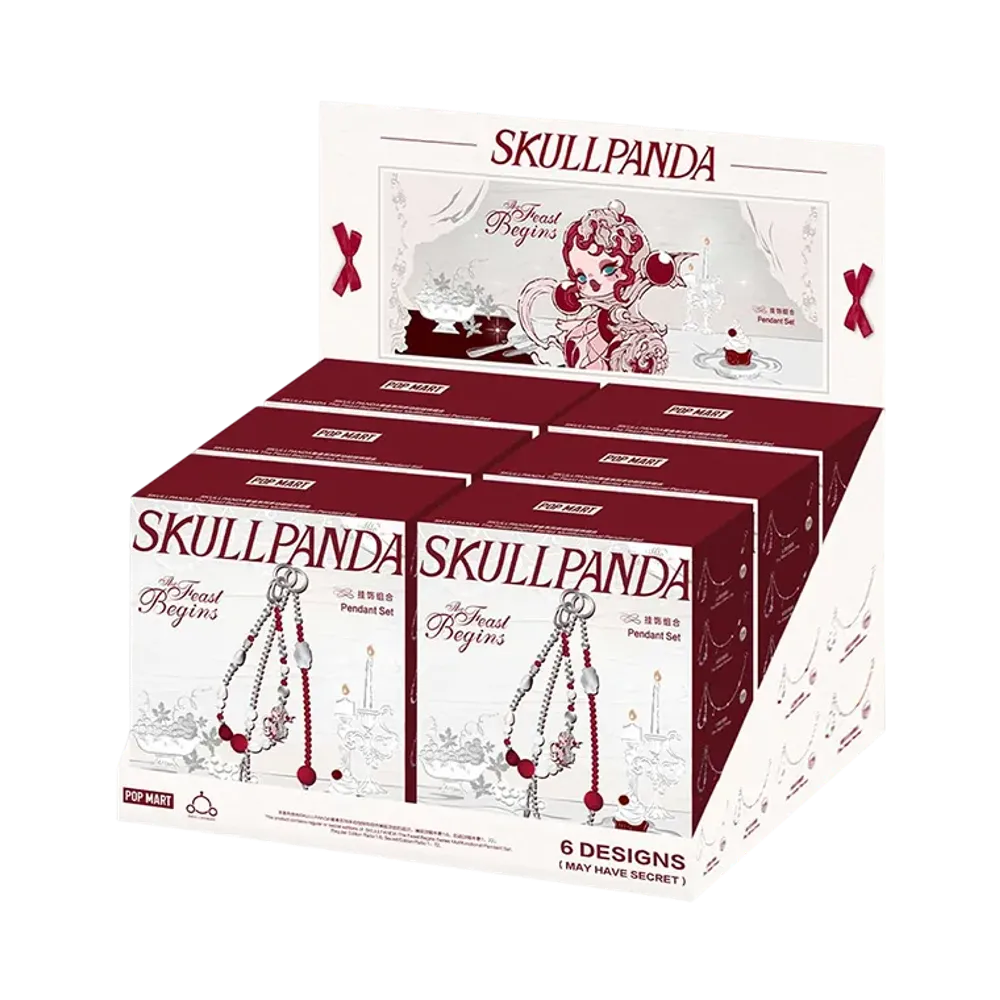 POP MART SKULLPANDA The Feast Begins Series Multifunctional Pendant Set [Assortment Box]