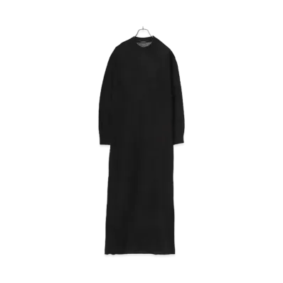 COMOLI Women's Black Knit Dress "Black"