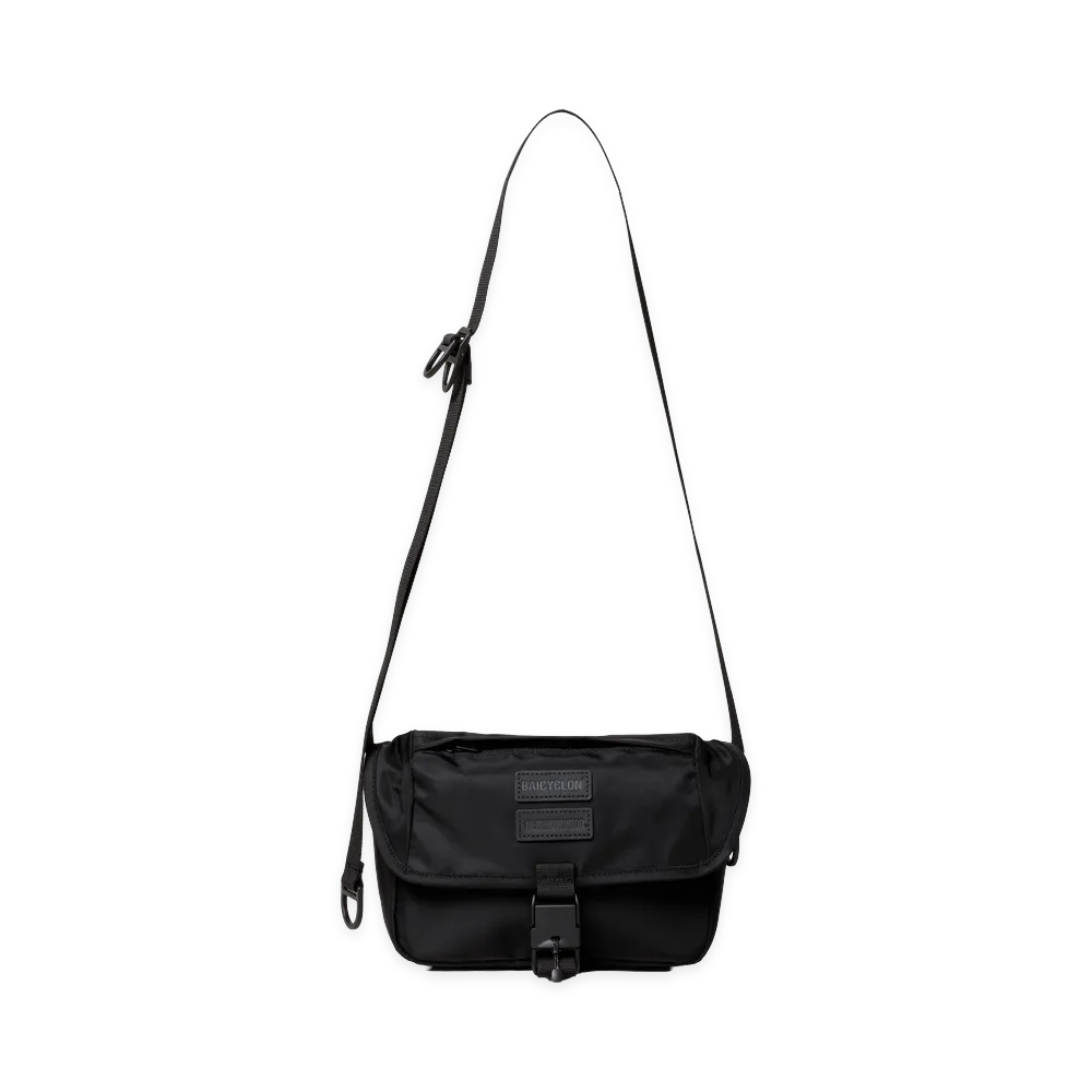 NEIGHBORHOOD x BAICYCLON by bagjack Flap Shoulder Bag "Black"