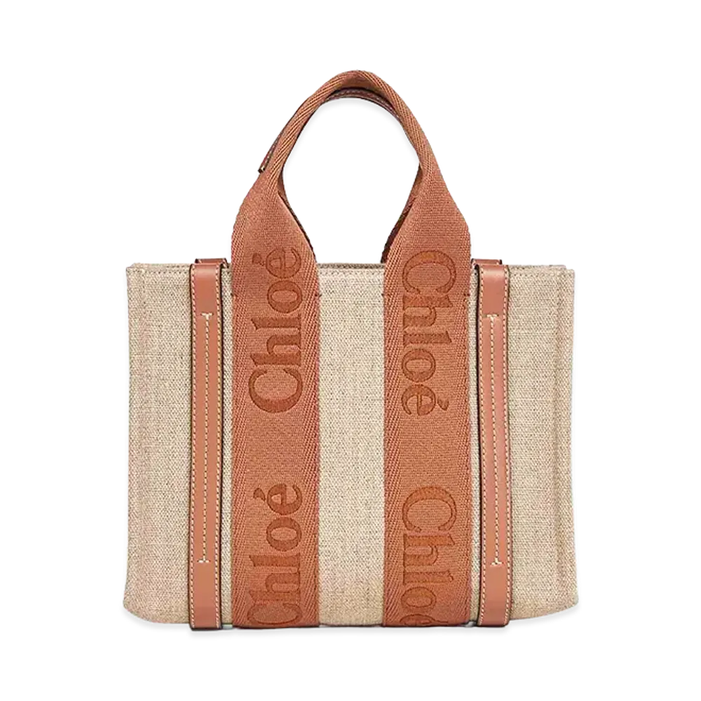 Chloe Women's The Small Woody Tote Bag "Beige/Brown"