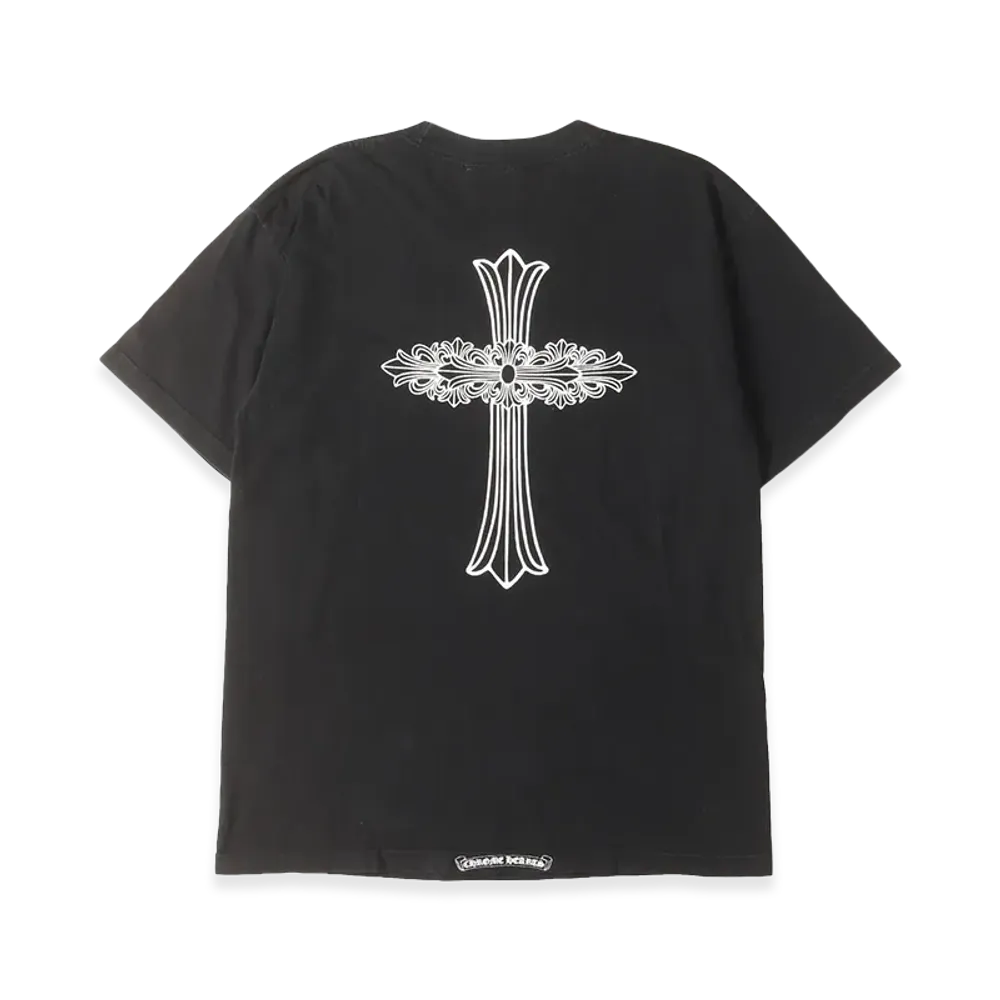 Chrome Hearts Floral Cross Back Print S/S T-Shirt "Black"