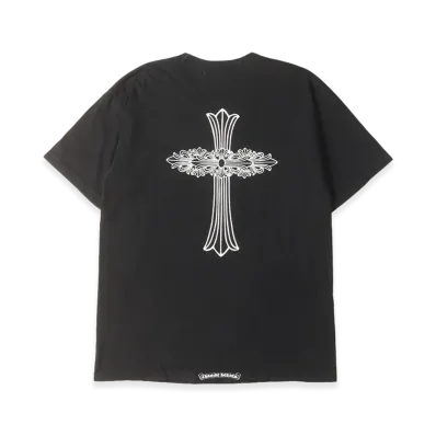 Chrome Hearts Floral Cross Back Print S/S T-Shirt "Black"