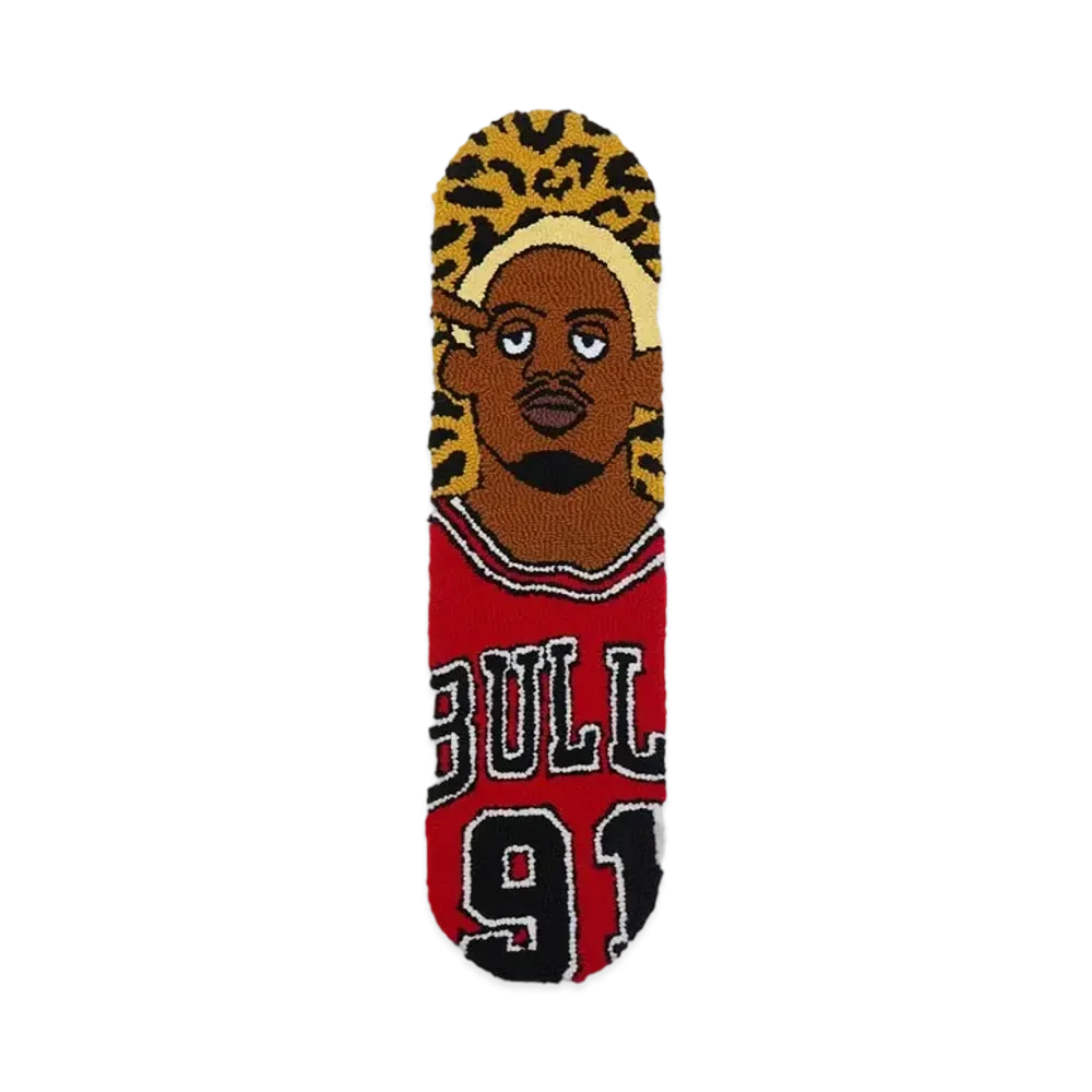 RISA Tufting Skateboard Deck Basketball Player-(B) "MULTI"
