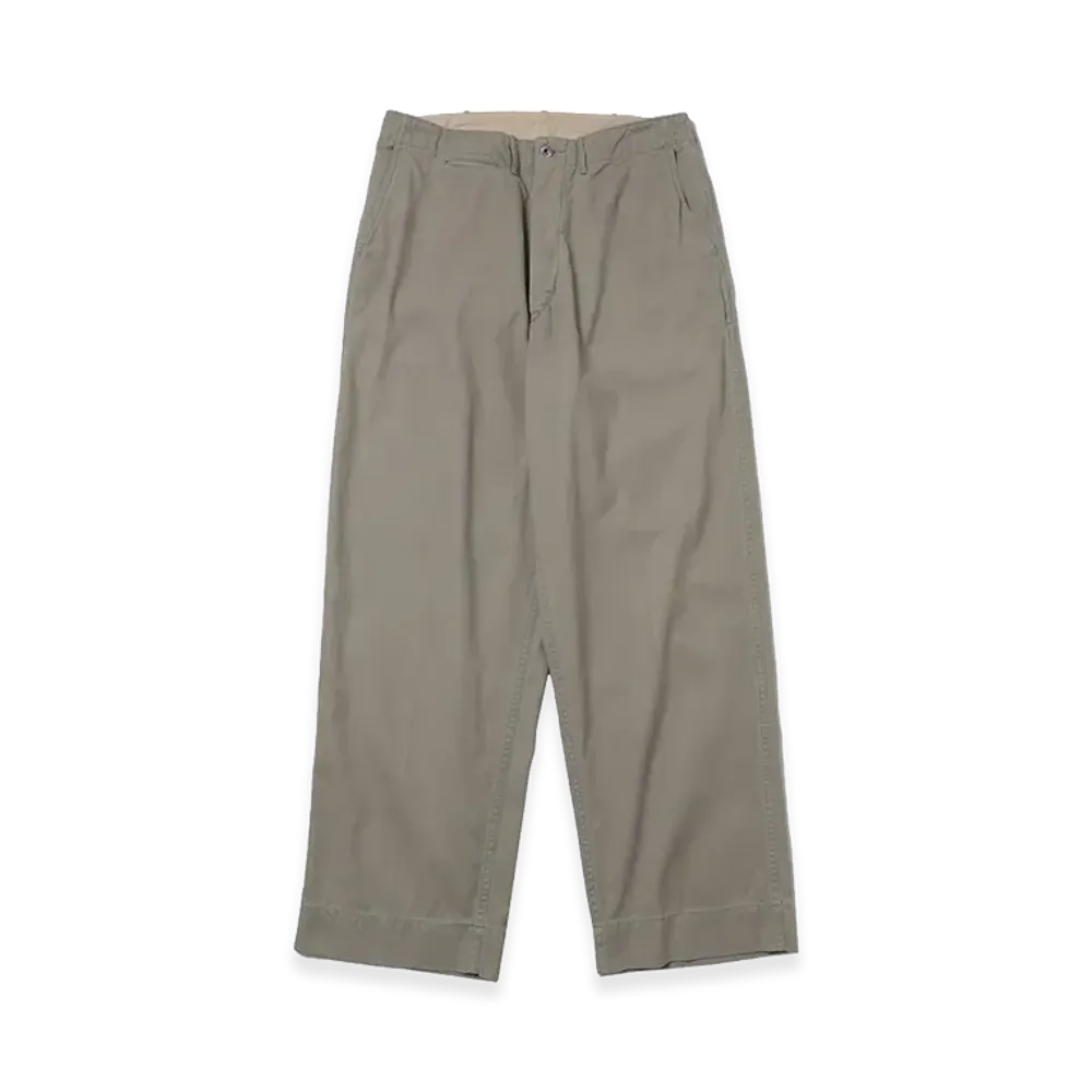 A.PRESSE Vintage Chino Trousers "Greige"