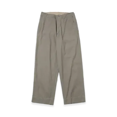 A.PRESSE Vintage Chino Trousers "Greige"