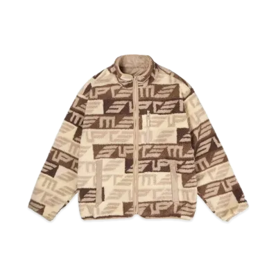 Supreme Geo Reversible WINDSTOPPER Fleece Jacket "Tan"