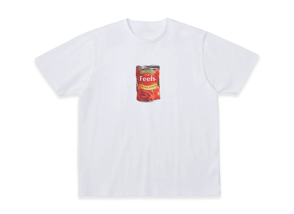 FEELS. Canned Logo T-Shirt "White"