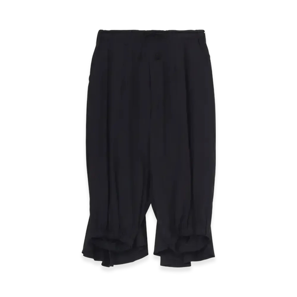 Yohji Yamamoto POUR HOMME Regulation Cellulose Gabardine Standard Crow Pants "Black"