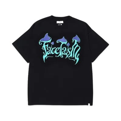 FACETASM MUSHROOM TEE "BLACK"