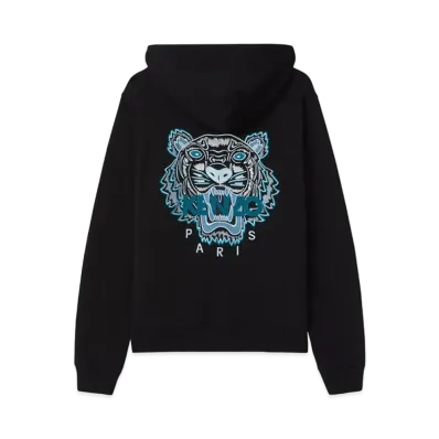 KENZO Zip & Hooded Sweatshirt Tiger Tiger "Black"