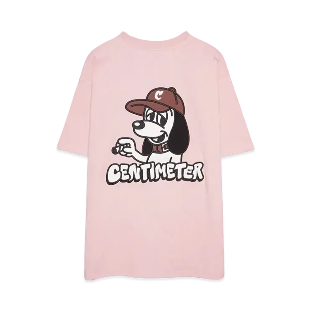 centimeter CMT ruler S/S tee "Pink"