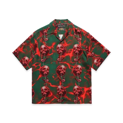 WACKO MARIA x 56 Tattoo Studio Hawaiian Shirt "Green"