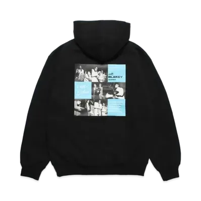 WACKO MARIA BLUE NOTE Middle Weight Pull Over Hooded Sweat Shirt Type-1 "Black"