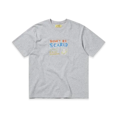 thisisneverthat x Daniel Johnston Scared Tee "Heather Grey"