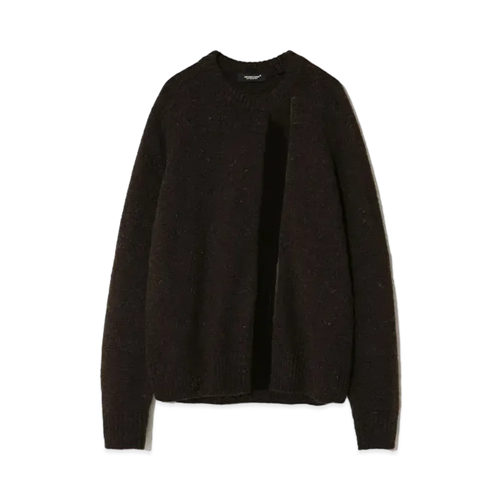 UNDERCOVER Wool Knit Pullover "Dark Brown"