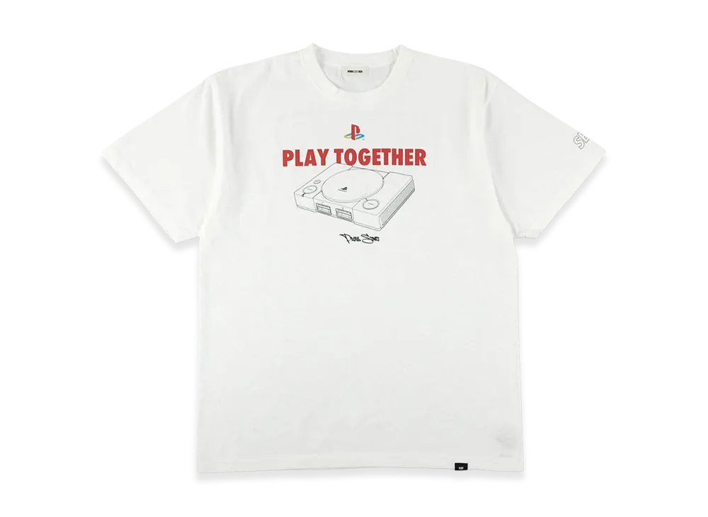 WIND AND SEA x PLAYSTATION Game Console S/S Tee "White"