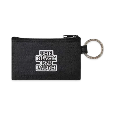 BlackEyePatch OG Label Nylon Keyring Pouch "Black"