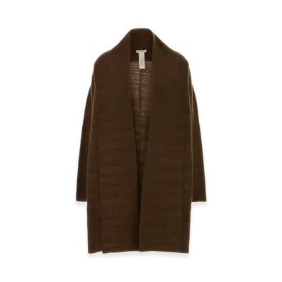 The Row Women's Cashmere Blend Novaan Cardigan "Chocolate/Brown"