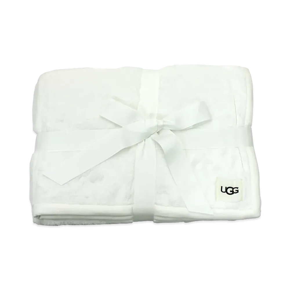 UGG Duffield Throw II Blanket "White"