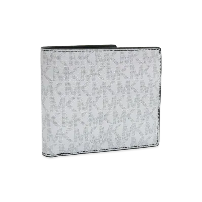 MICHAEL KORS Cooper Billfold W Coin Pkt "White"