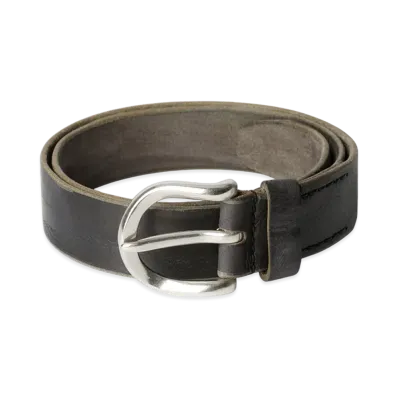 OUR LEGACY 3.5 CM Belt "Soft Coal Torn Bovine"