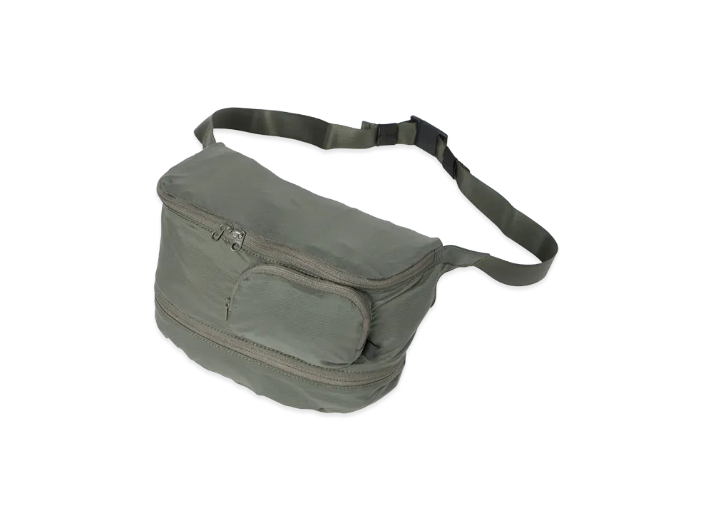 DAIWA PIER39 Tech Pertex Travel Expand Fanny Bag "Sage"