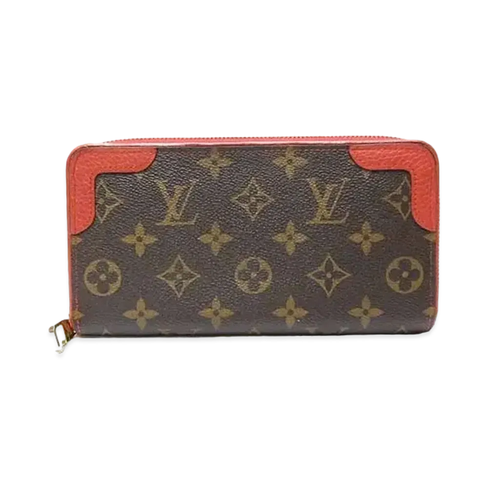 Louis Vuitton Zippy Wallet Retiro Monogram "Cerise"