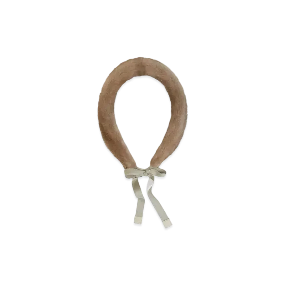 Max Mara Mink Fur Hood Trim "Ivory"